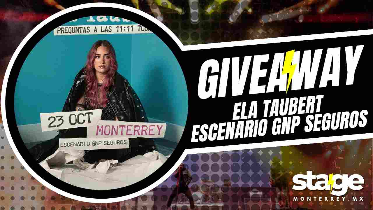 ELA TAUBERT EN ESCENARIO GNP SEGUROS 2025 GIVEAWAY