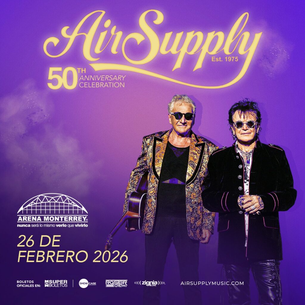 AIR SUPPLY MONTERREY 2026 ARENA MONTERREY