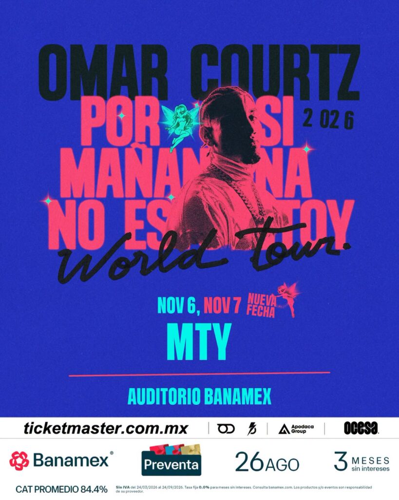 OMAR COURTZ MONTERREY 2026 AUDITORIO BANAMEX