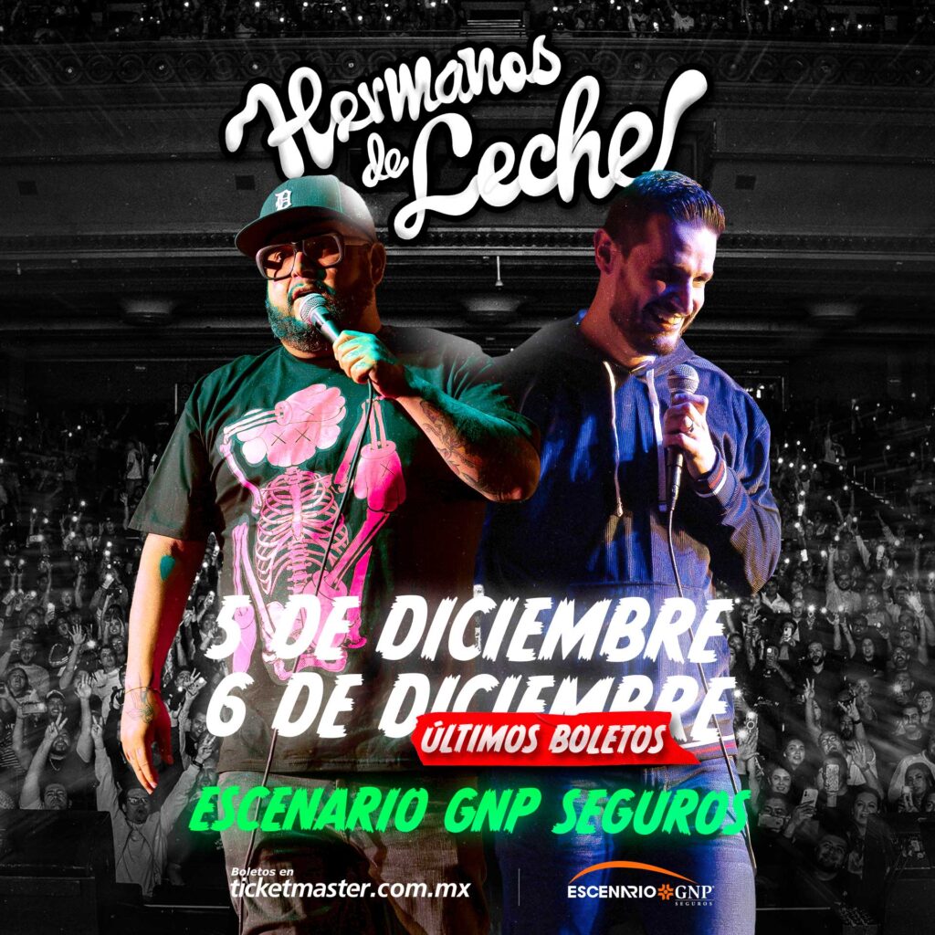 HERMANOS DE LECHE GIVEAWAY EN ESCENARIO GNP SEGUROS 2025