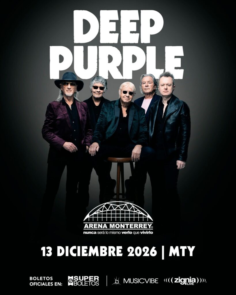 DEEP PURPLE MONTERREY 2026 ARENA MONTERREY