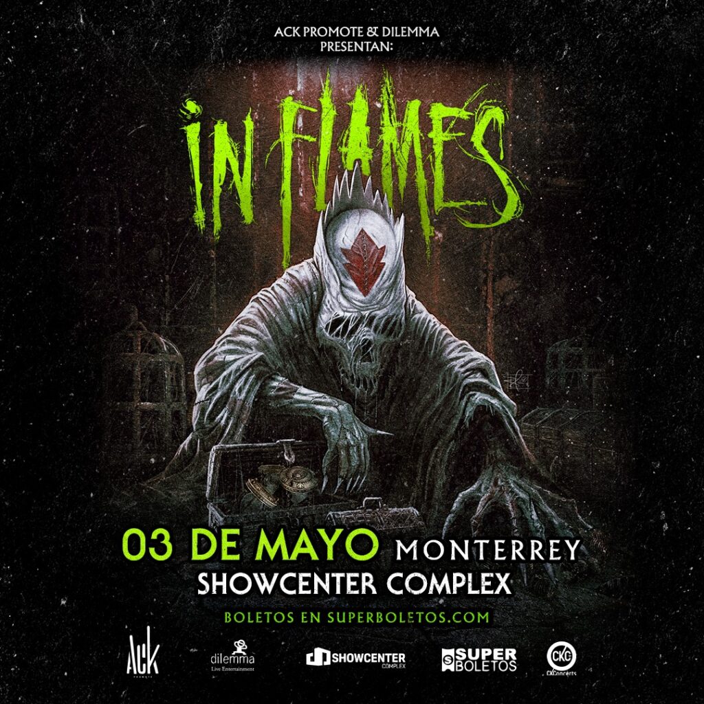 IN FLAMES MONTERREY 2026 SHOWCENTER COMPLEX