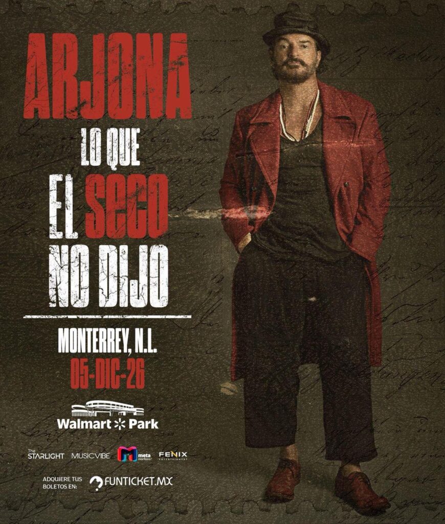 ARJONA MONTERREY 2026 WALMART PARK