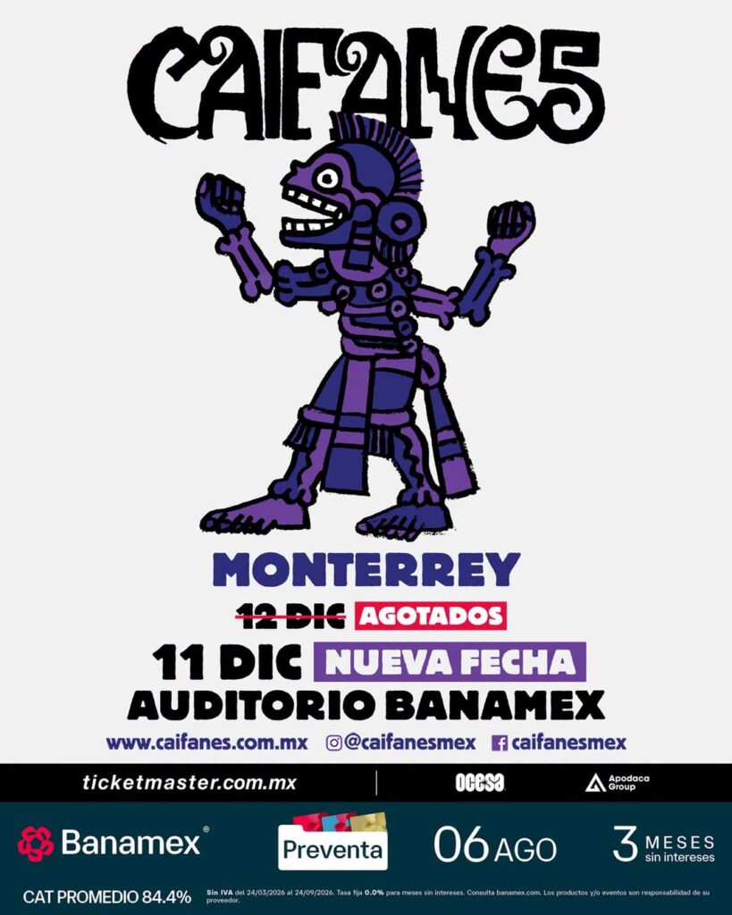 CAIFANES MONTERREY 2026 AUDITORIO BANAMEX