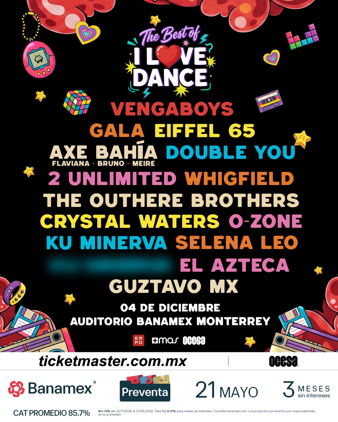 I LOVE DANCE MONTERREY 2026 AUDITORIO BANAMEX