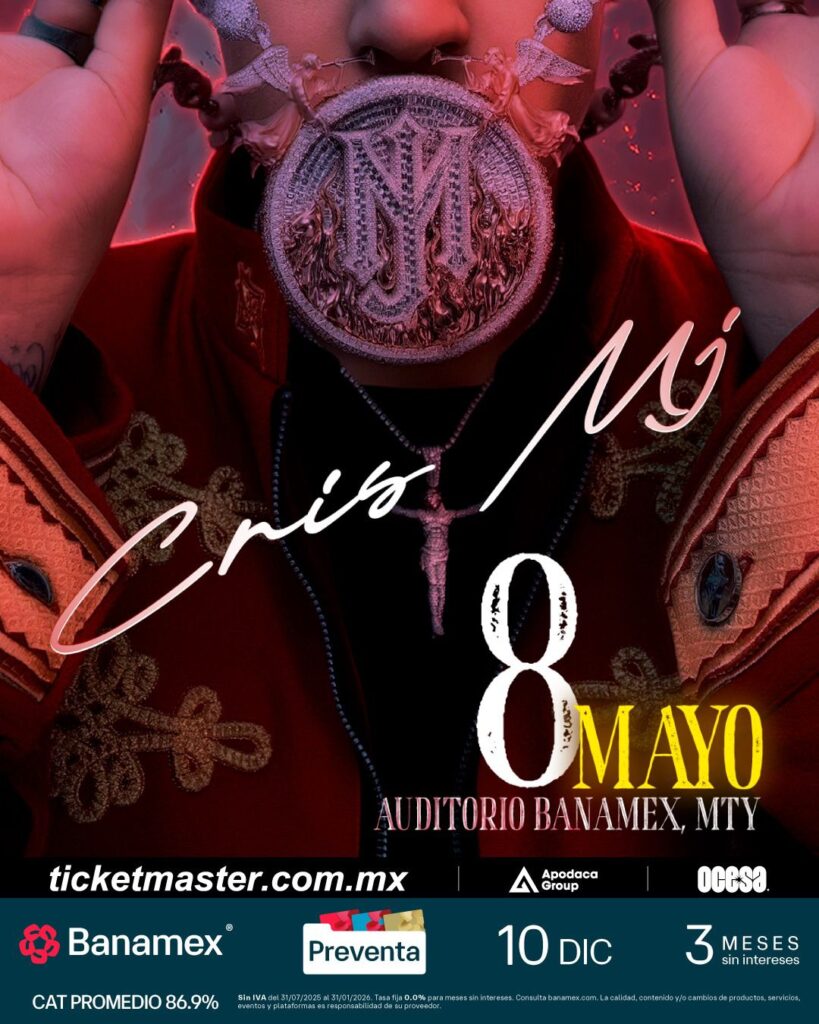 CRIS MJ MONTERREY 2026 AUDITORIO BANAMEX