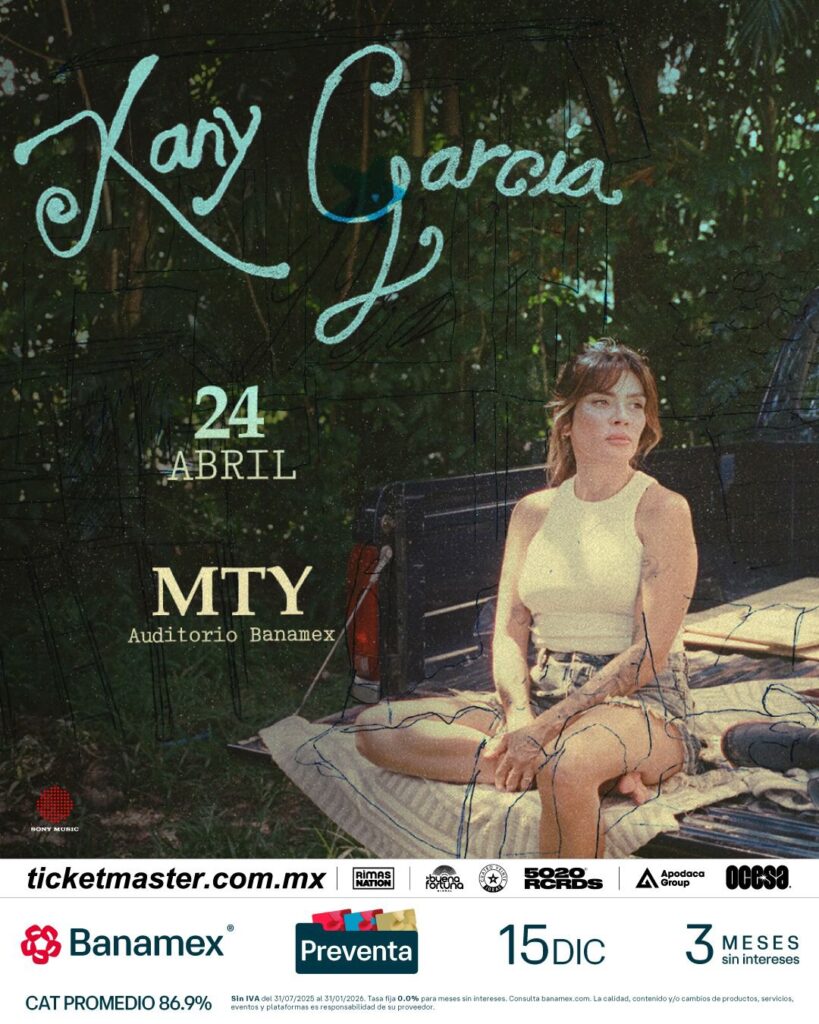 KANY GARCÍA MONTERREY 2026 AUDITORIO BANAMEX