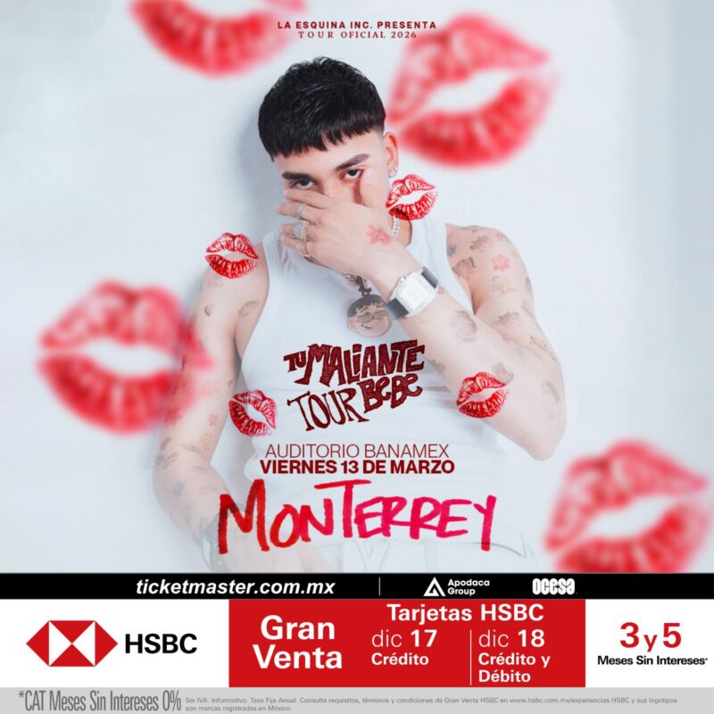 EL MALILLA MONTERREY 2026 AUDITORIO BANAMEX