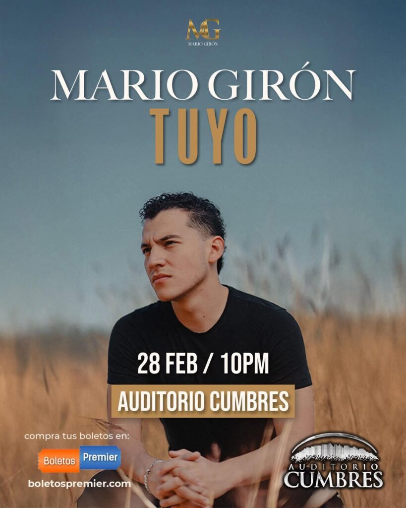 MARIO GIRÓN MONTERREY 2026 AUDITORIO CUMBRES