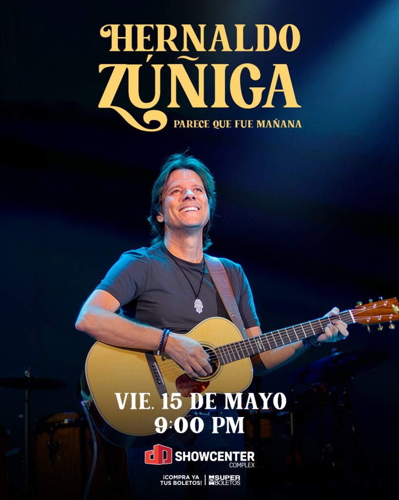 HERNALDO ZÚÑIGA MONTERREY 2026 SHOWCENTER COMPLEX