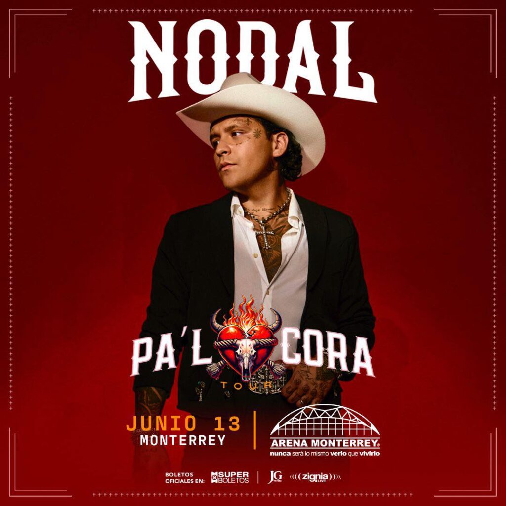 CHRISTIAN NODAL MONTERREY 2026 ARENA MONTERREY
