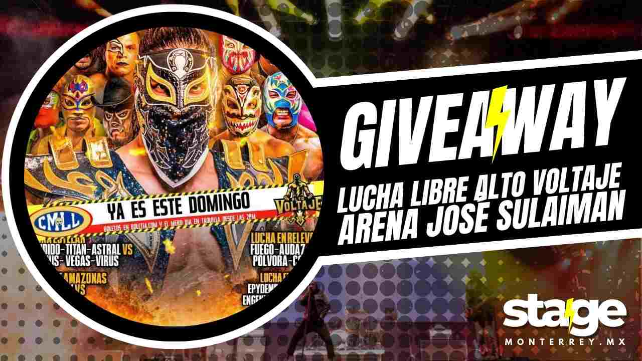 LUCHA LIBRE FEBRERO 2026 GIVEAWAY ARENA JOSÉ SULAIMAN