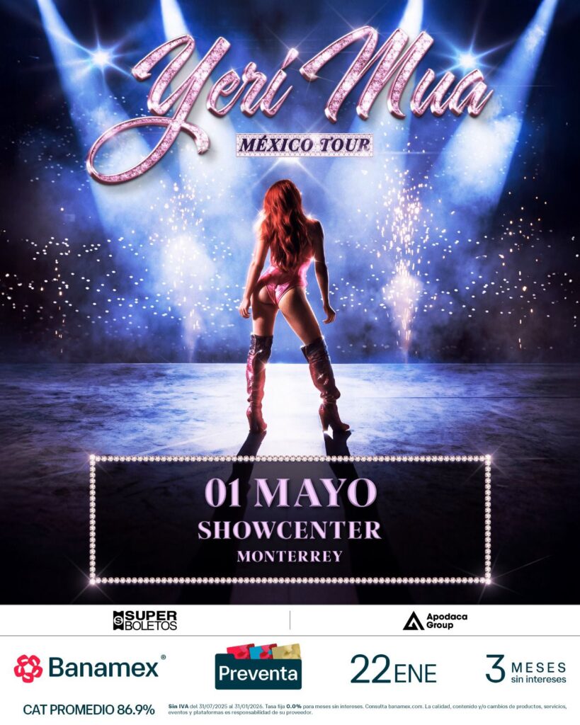 YERI MUA MONTERREY 2026 SHOWCENTER COMPLEX