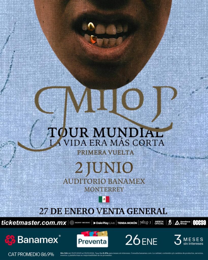 MILO J MONTERREY 2026 AUDITORIO BANAMEX