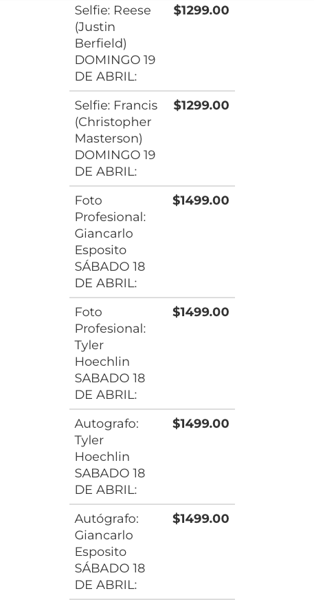 PRECIOS DESERTCON MONTERREY 2026 NAVE LEWIS