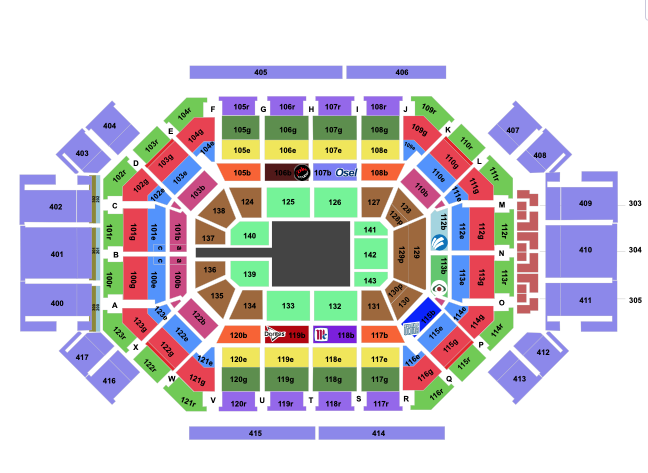 MAPA ARENA MONTERREY