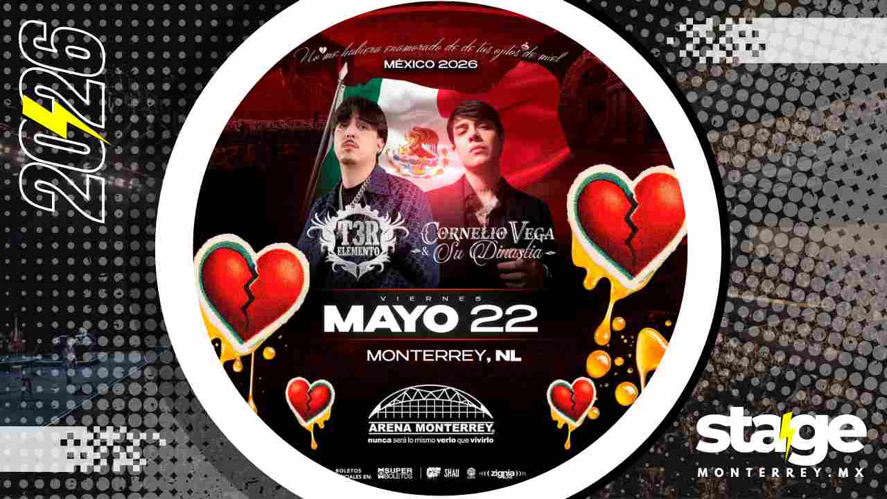 T3R ELEMENTO Y CORNELIO VEGA ARENA MONTERREY 2026
