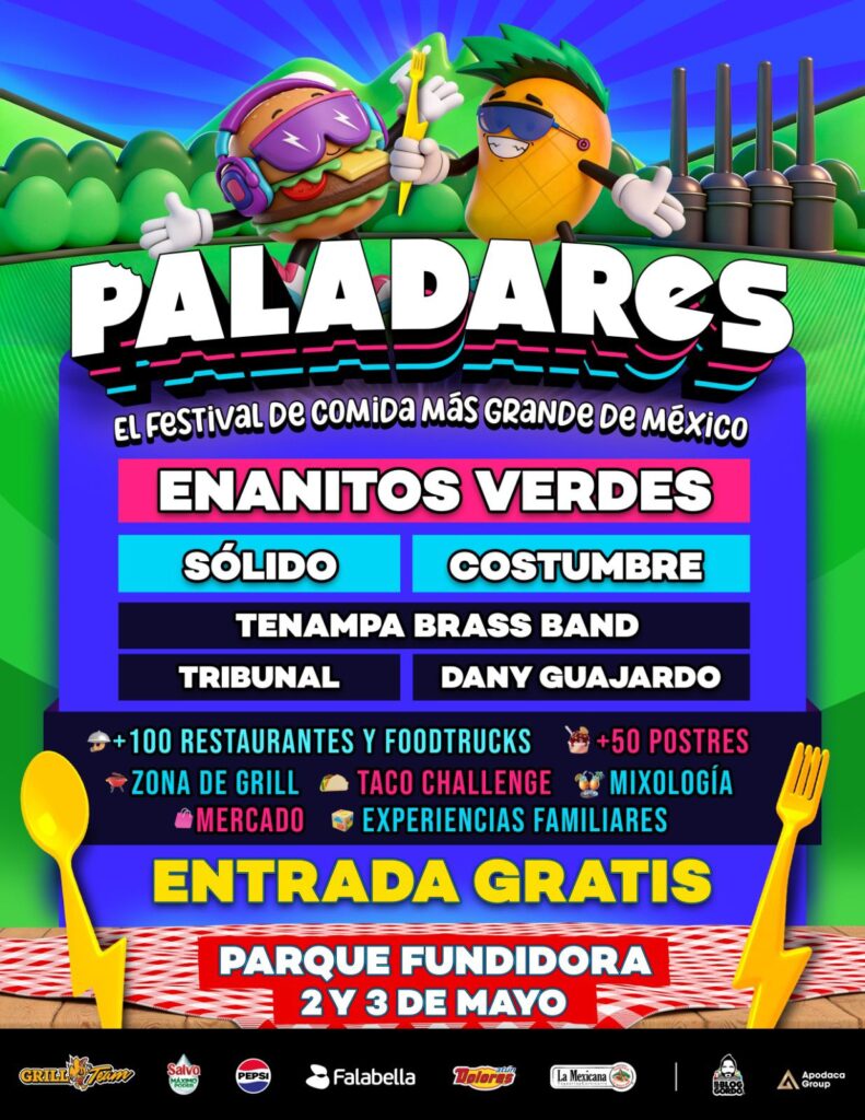 FESTIVAL PALADARES MONTERREY 2026 PARQUE FUNDIDORA
