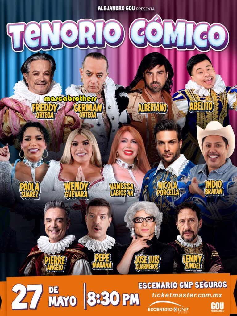 TENORIO CÓMICO MONTERREY 2026 ESCENARIO GNP SEGUROS