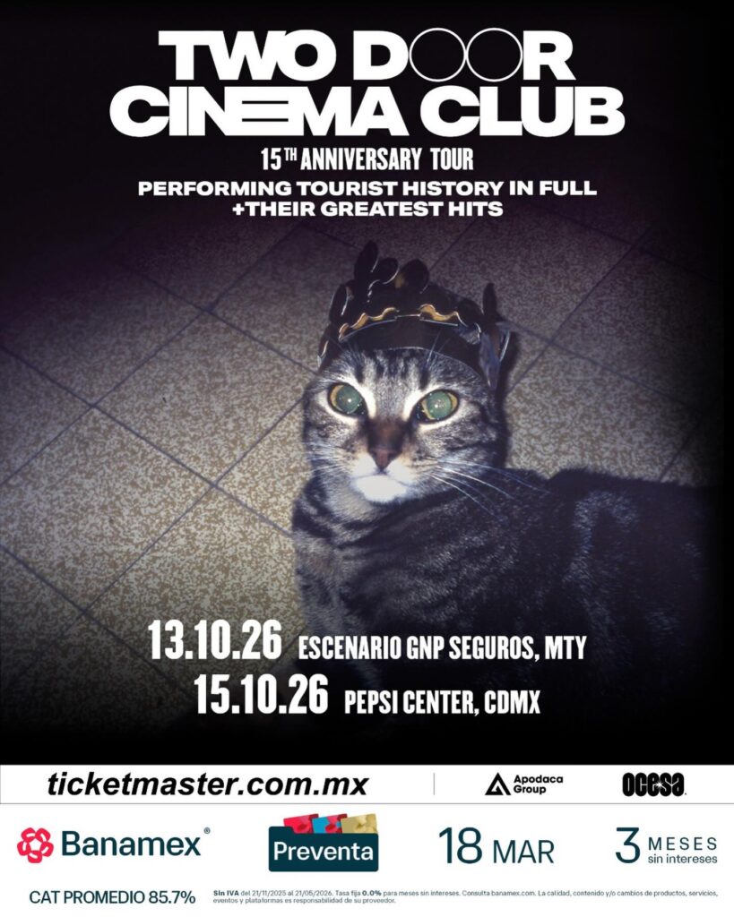 TWO DOOR CINEMA CLUB MONTERREY 2026 ESCENARIO GNP SEGUROS