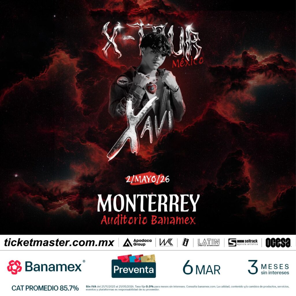 XAVI MONTERREY 2026 AUDITORIO BANAMEX