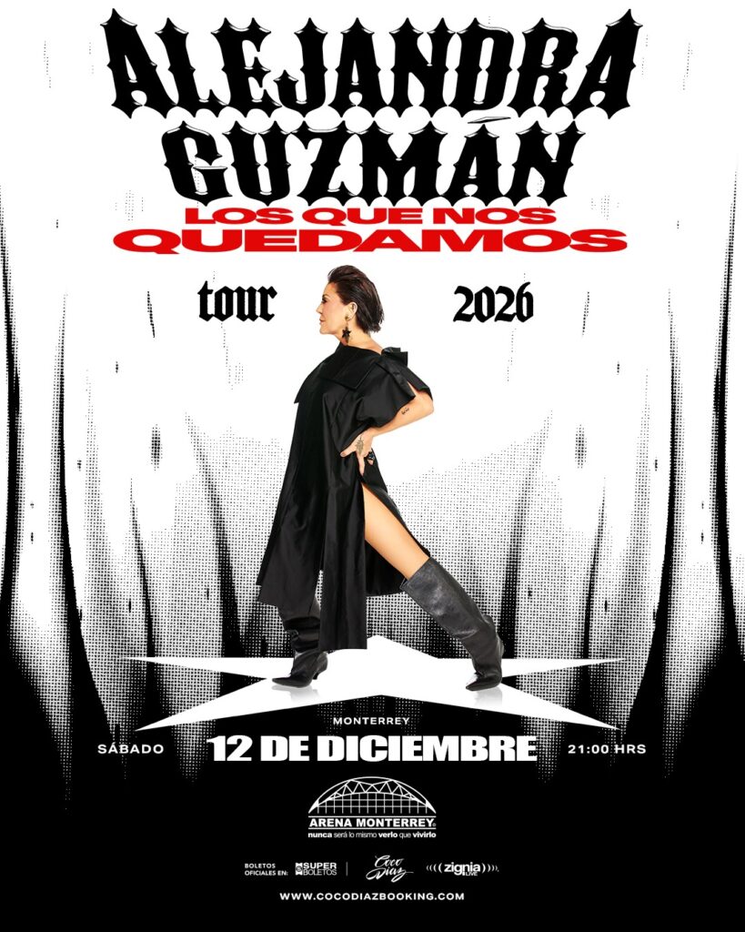 ALEJANDRA GUZMÁN MONTERREY 2026 ARENA MONTERREY