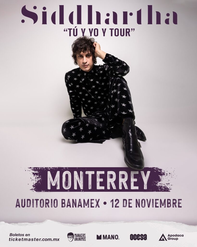 SIDDHARTHA MONTERREY 2026 AUDITORIO BANAMEX
