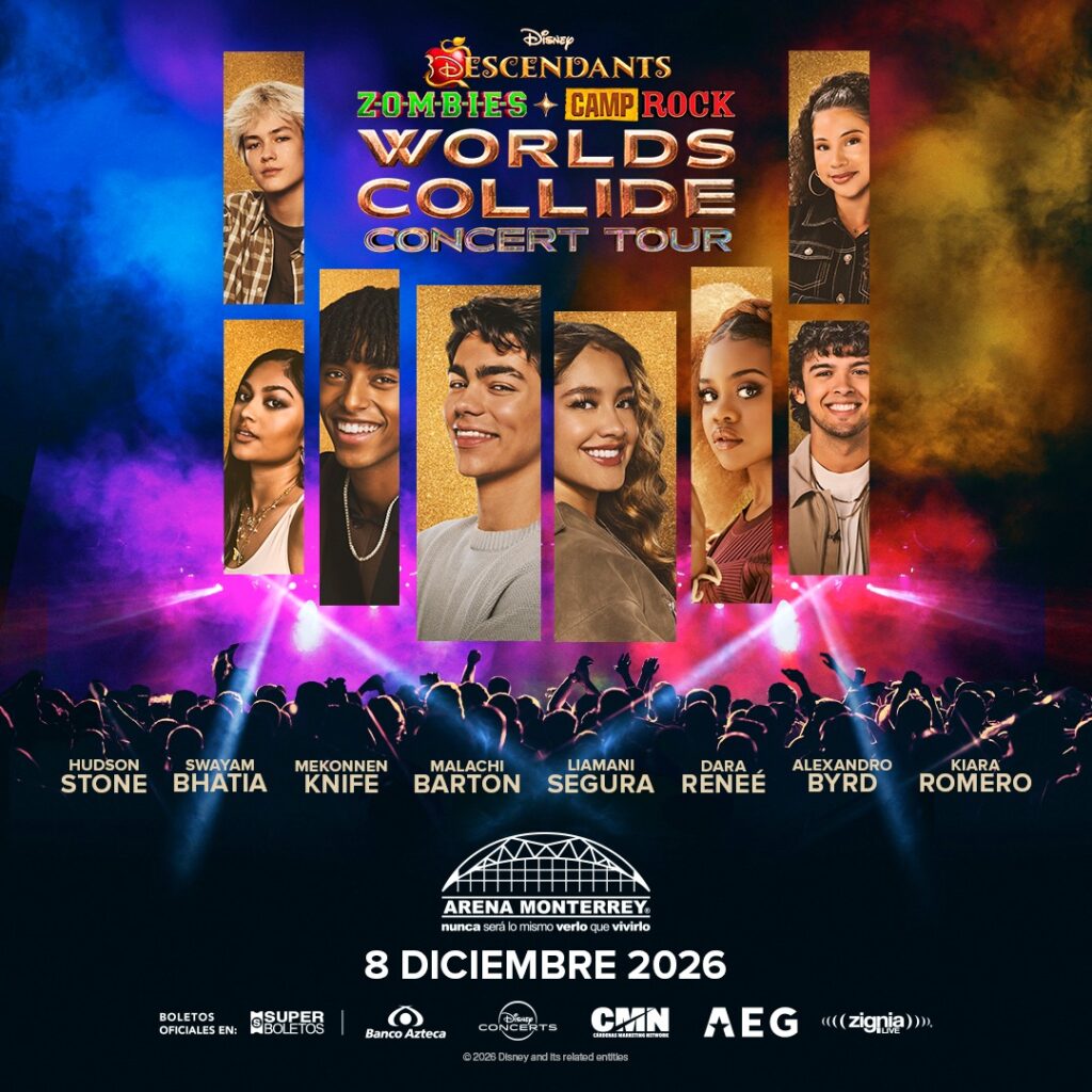 DISNEY WORLDS COLLIDE CONCERT TOUR ARENA MONTERREY 2026