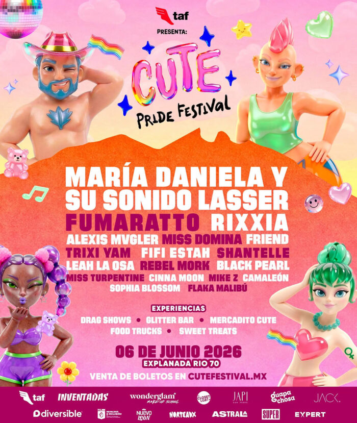 CUTE PRIDE FESTIVAL MONTERREY 2026 EXPLANADA RÍO 70