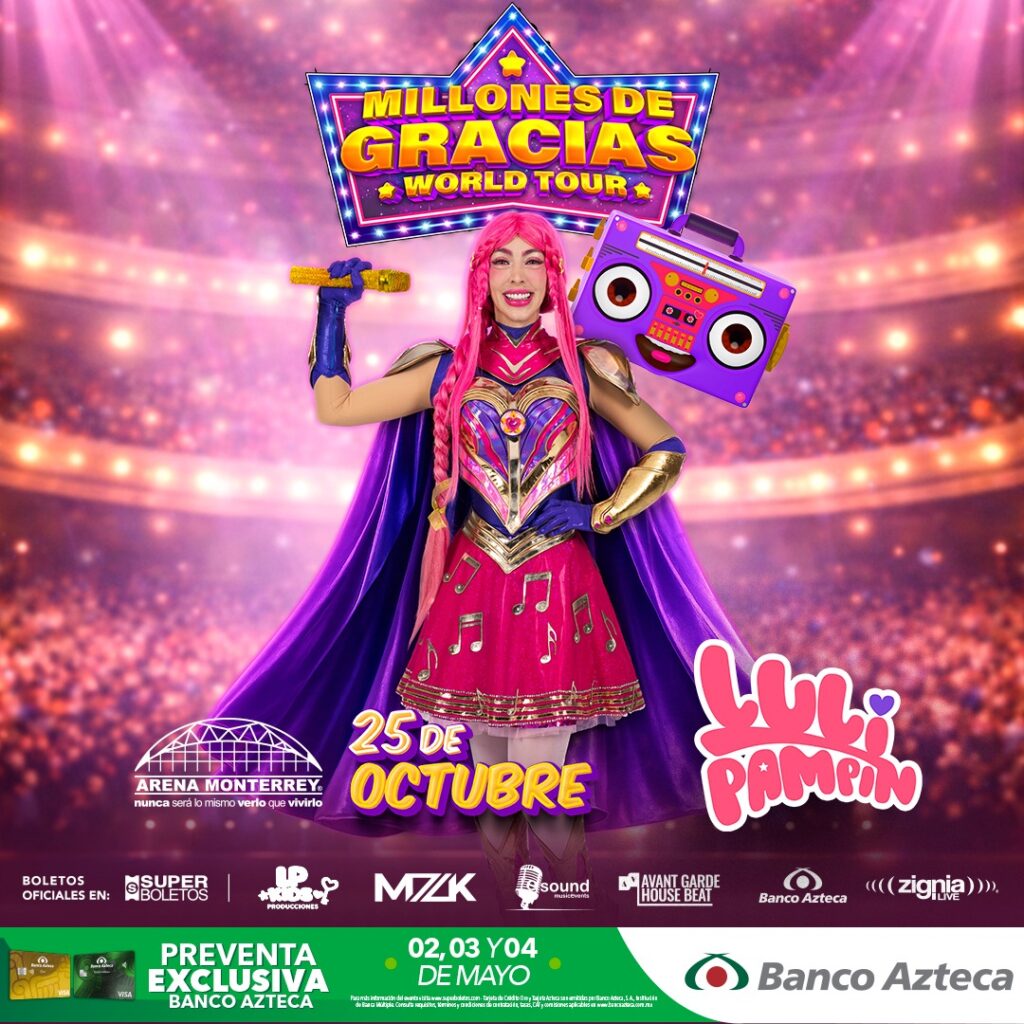 LULI PAMPIN MONTERREY 2026 ARENA MONTERREY