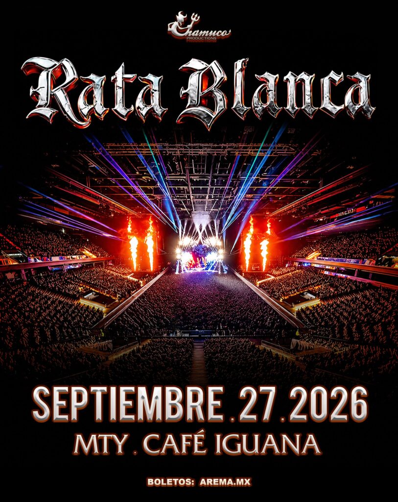 RATA BLANCA MONTERREY 2026 CAFÉ IGUANA