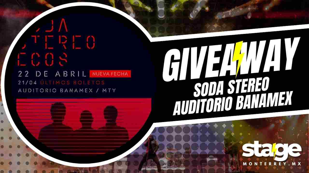 SODA STEREO GIVEAWAY 2026 AUDITORIO BANAMEX
