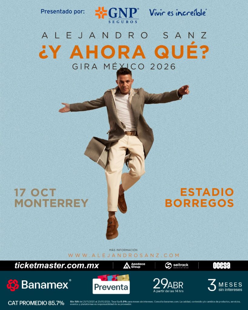 ALEJANDRO SANZ MONTERREY 2026 ESTADIO BORREGOS