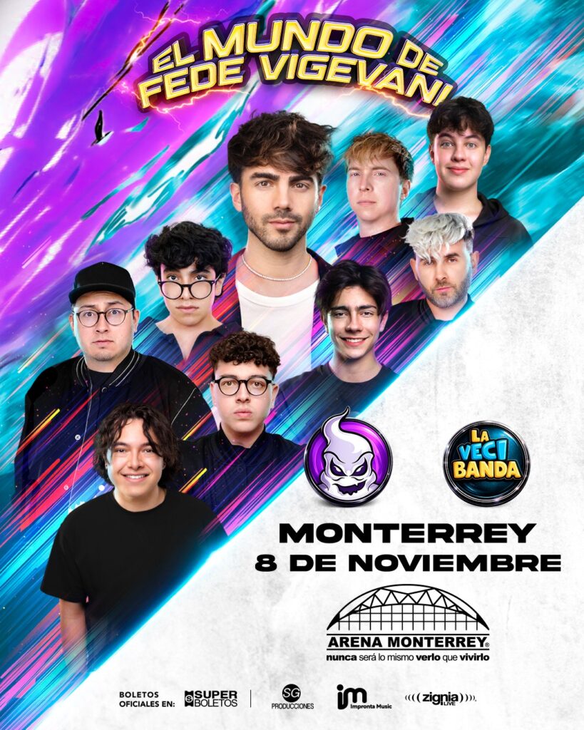 EL MUNDO DE FEDE VIGEVANI MONTERREY 2026 ARENA MONTERREY