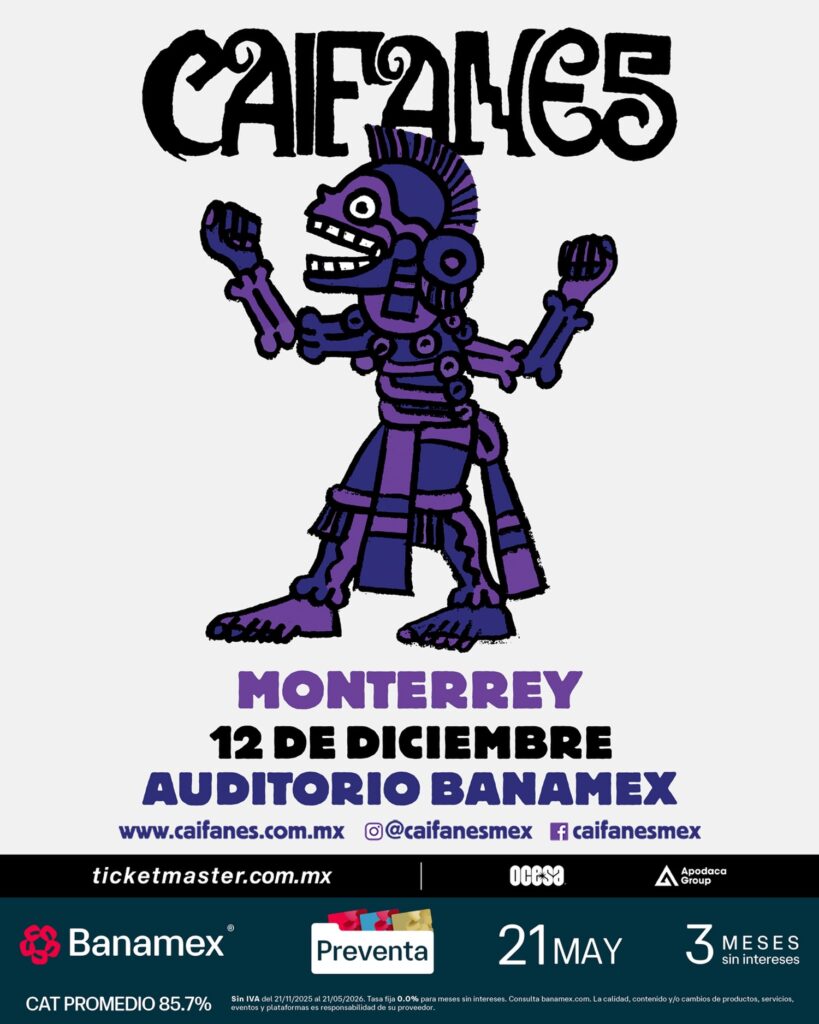 CAIFANES MONTERREY 2026 AUDITORIO BANAMEX