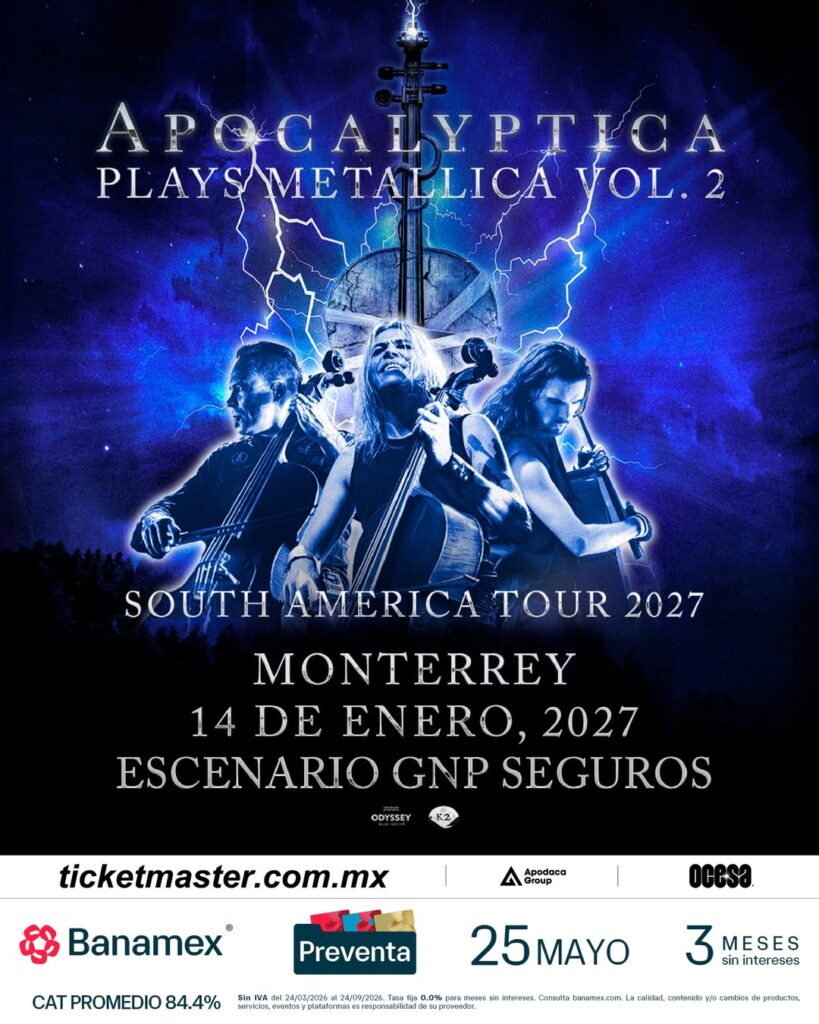 APOCALYPTICA MONTERREY 2027 ESCENARIO GNP SEGUROS