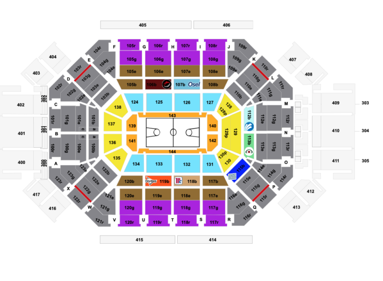 MAPA ARENA MONTERREY