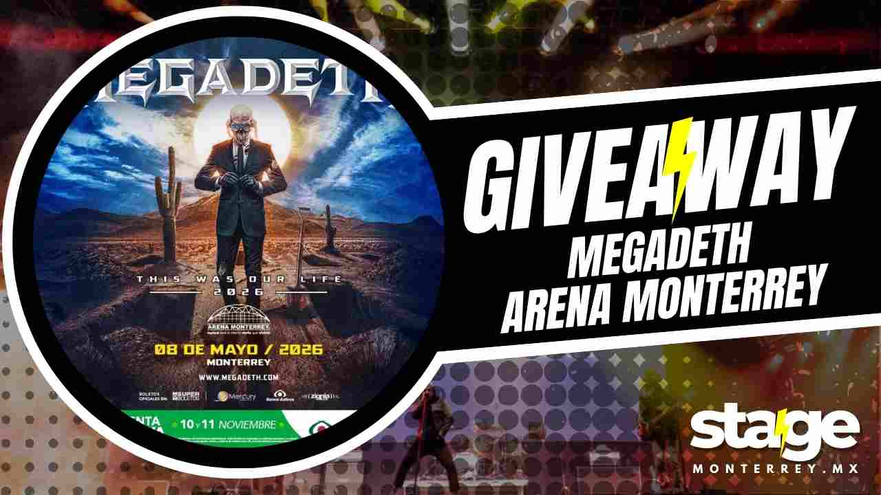 MEGADETH GIVEAWAY 2026 ARENA MONTERREY