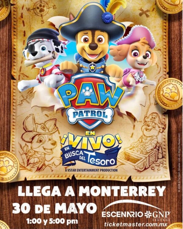 PAW PATROL GIVEAWAY 2026 ESCENARIO GNP SEGUROS