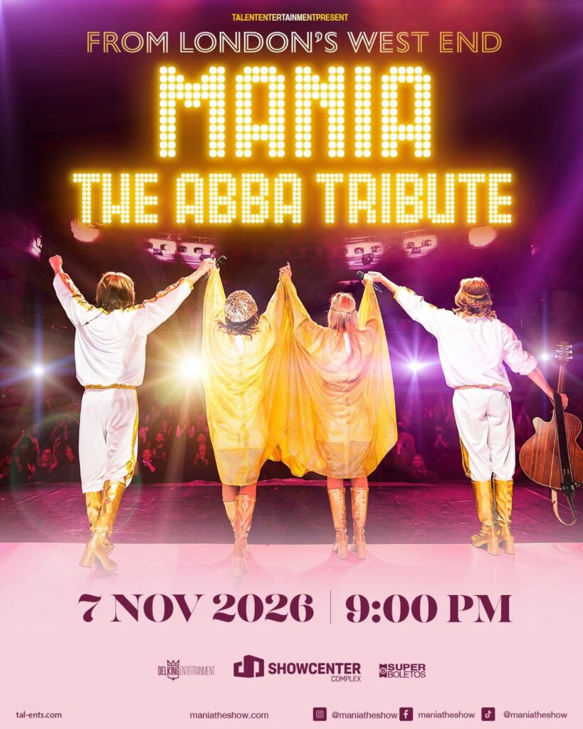MANIA THE ABBA TRIBUTE MONTERREY 2026 SHOWCENTER COMPLEX