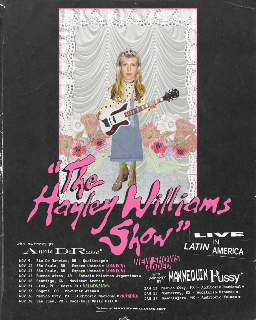 HAYLEY WILLIAMS MONTERREY 2027 AUDITORIO BANAMEX
