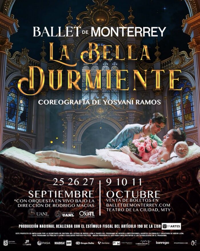 LA BELLA DURMIENTE BALLET DE MONTERREY 2026 TEATRO DE LA CIUDAD