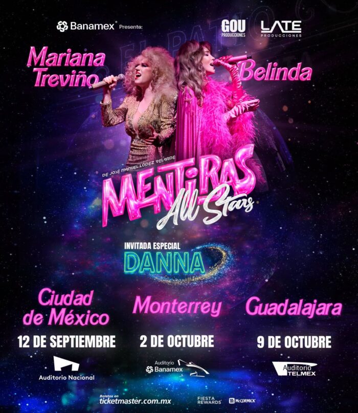 MENTIRAS ALL STARS MONTERREY 2026 AUDITORIO BANAMEX
