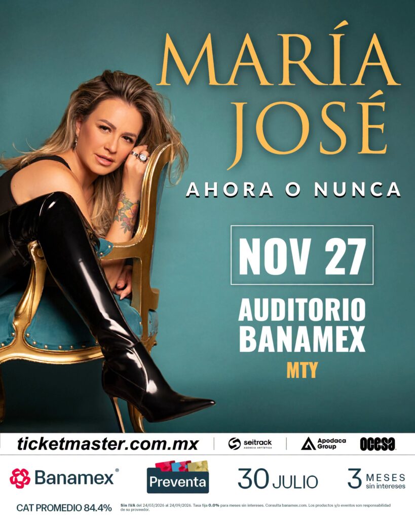 MARÍA JOSÉ MONTERREY 2026 AUDITORIO BANAMEX