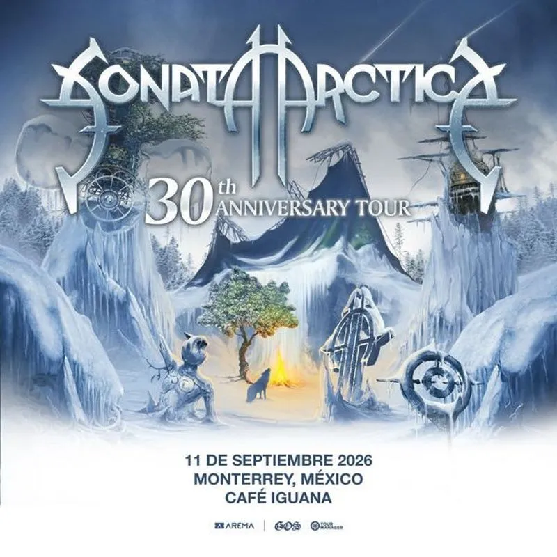 SONATA ARCTICA MONTERREY 2026 CAFÉ IGUANA