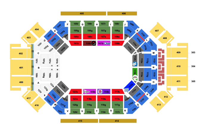 MAPA ARENA MONTERREY