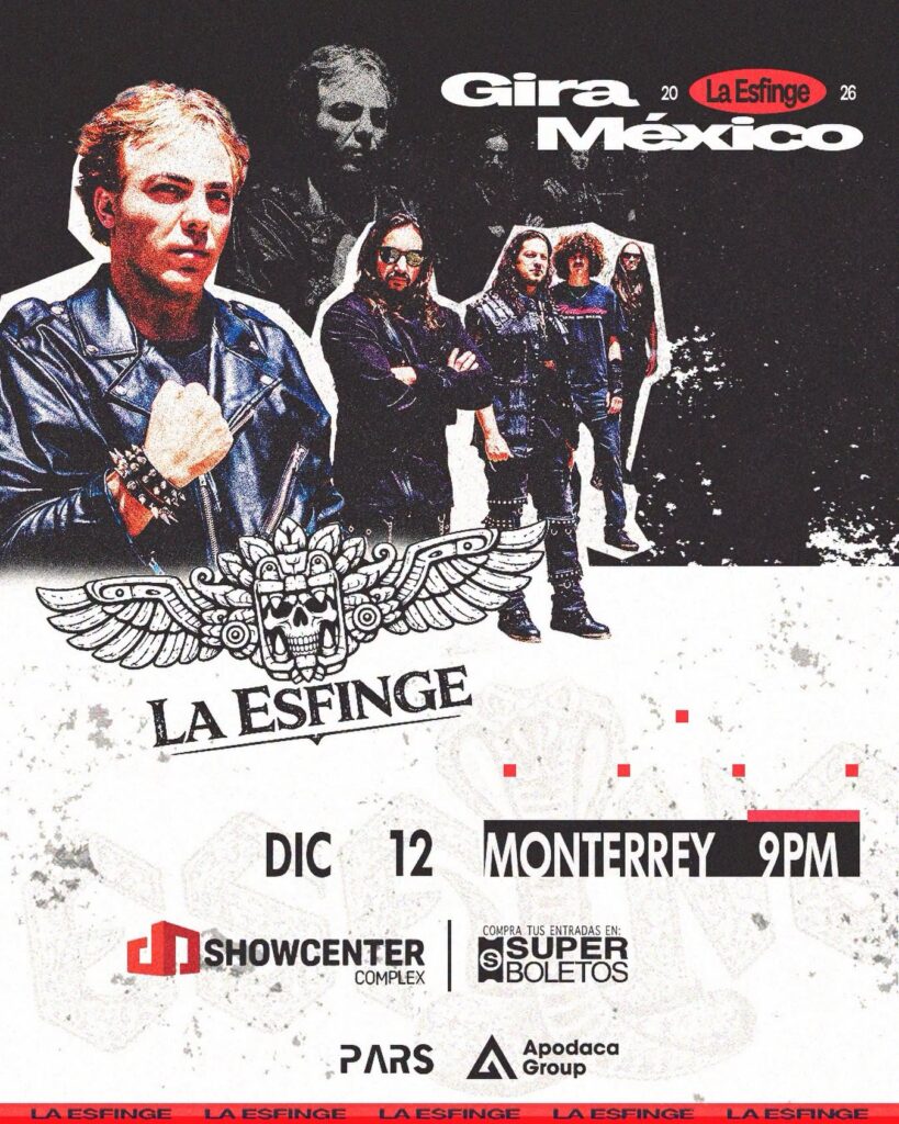 LA ESFINGE MONTERREY 2026 SHOWCENTER COMPLEX