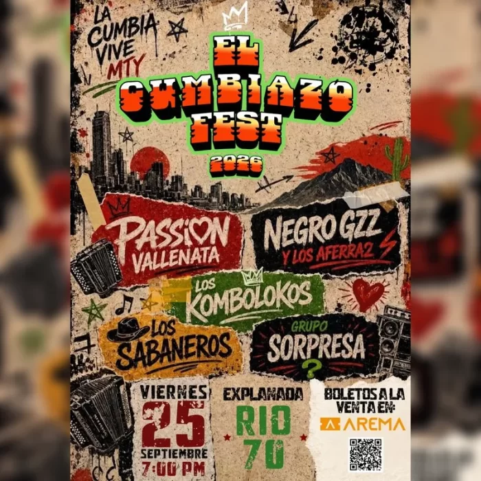 CUMBIAZO FEST MONTERREY 2026 EXPLANADA RÍO 70