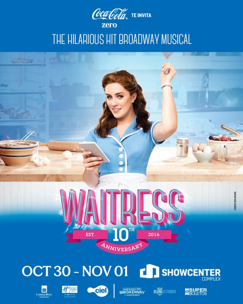 WAITRESS MONTERREY 2026 SHOWCENTER COMPLEX