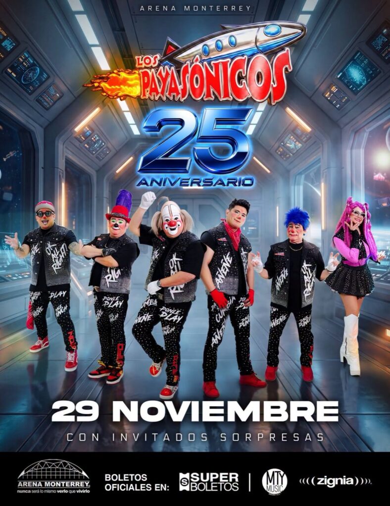 LOS PAYASONICOS ARENA MONTERREY 2026